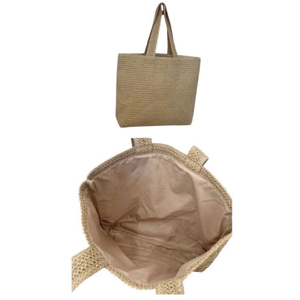 Christian Dior Parfums Large Straw/ Raffia Tote Bag GWP / VIP Gift New - Picture 5 of 11